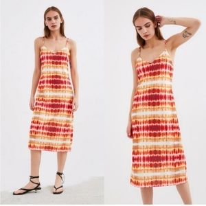 Zara Tie Dye Midi Dress
